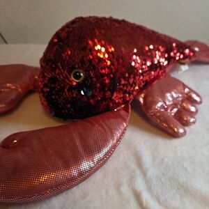 Sparkling Red Lobster Plush Toy